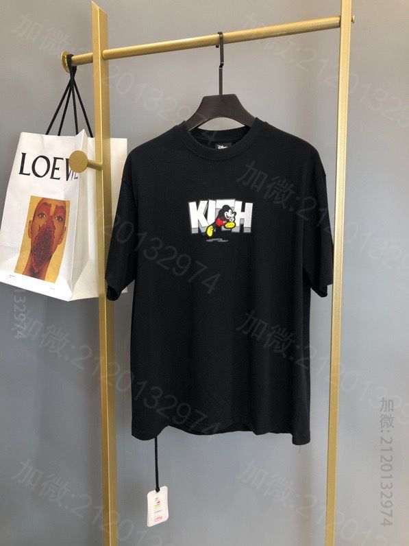 精仿潮牌男装短袖T恤 KITH & DLSNEY 20SS联名款减龄百搭款短袖T恤 精仿潮牌短袖T恤 