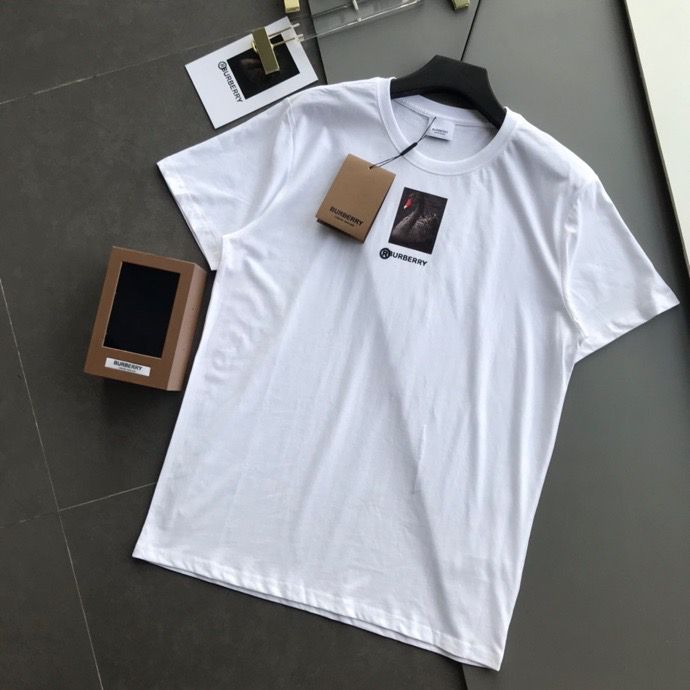 BU 2023SS夏季新款短袖 配送精美礼品盒 超走秀款‮鹿小‬斑比‮象抽‬彩绘‮花印‬短袖