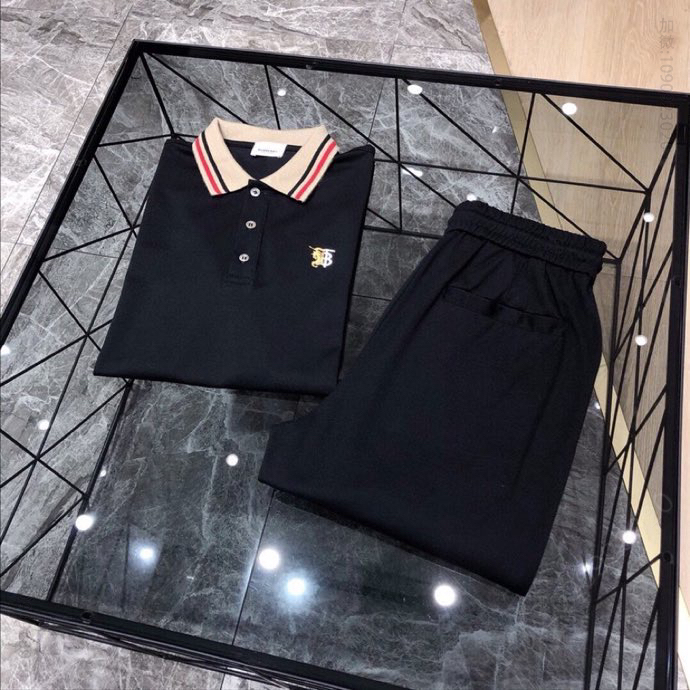 BURBERRY 2023春夏新款男士短袖套装