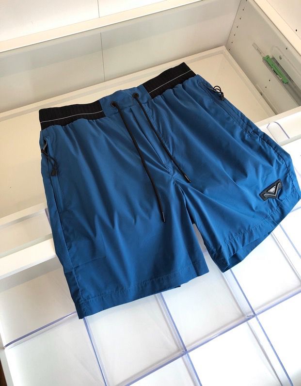 普拉达男装短裤 PRDA普达 2023夏季新款沙滩休闲短裤 原单普拉达短裤 