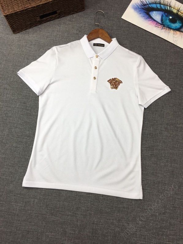 VERSACE/范思哲原单男士翻领短袖T恤/POLO衫