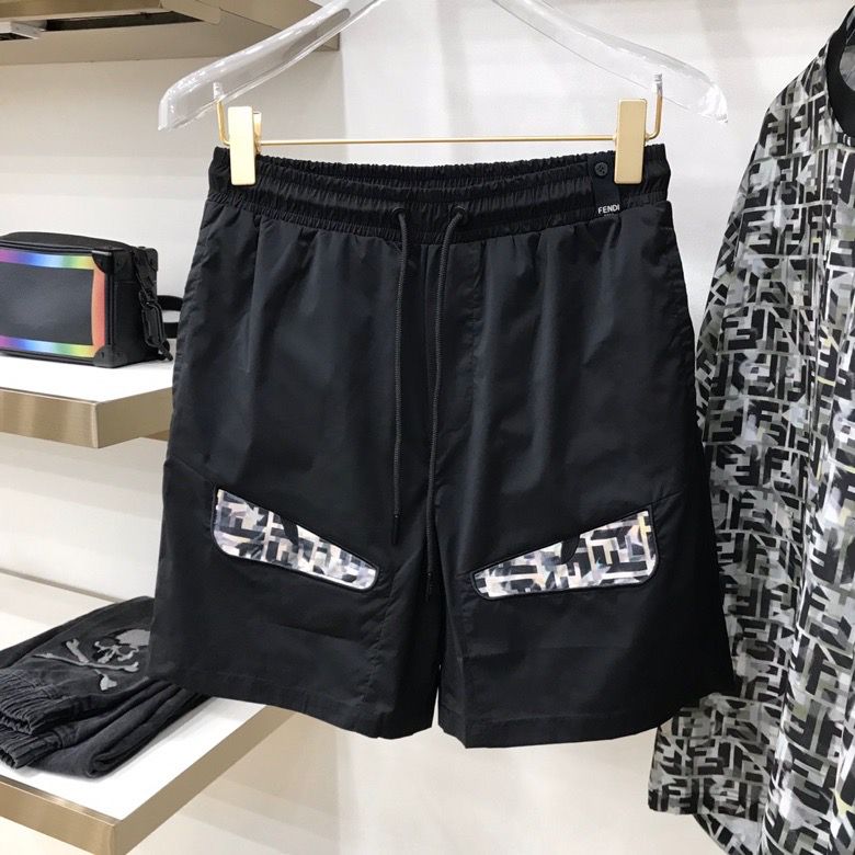 芬迪男装短裤 FEND 20夏季新款短裤 19年柜上最新系列 高仿芬迪短裤 