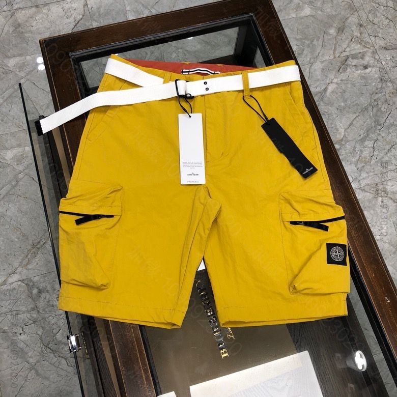 潮牌男装短裤 STONE ISLAND20SS石头岛机能工装短裤中裤 高仿潮牌短裤 
