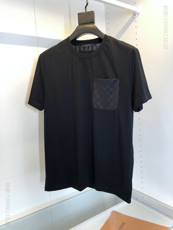 路易登LOUIS VUION 2023最新棋盘格口袋短袖