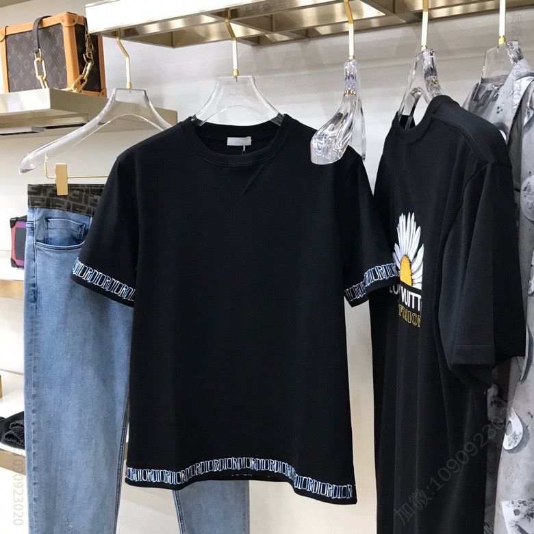 迪奥男装短袖衫 DIOR X STUSSY 2023SS 最新联名限量系列短袖 原单迪奥短袖衫