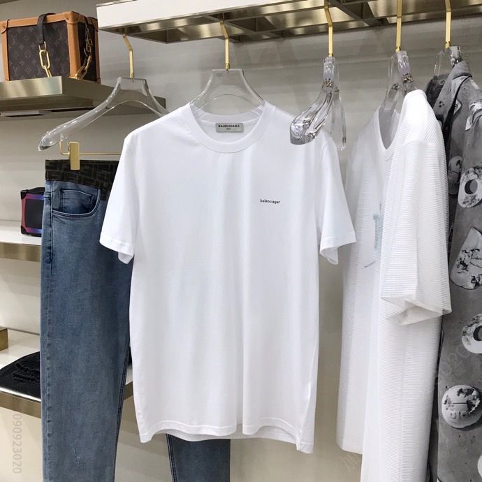 2023新款巴黎世家Balenciaga筒洁邮箱字母T恤