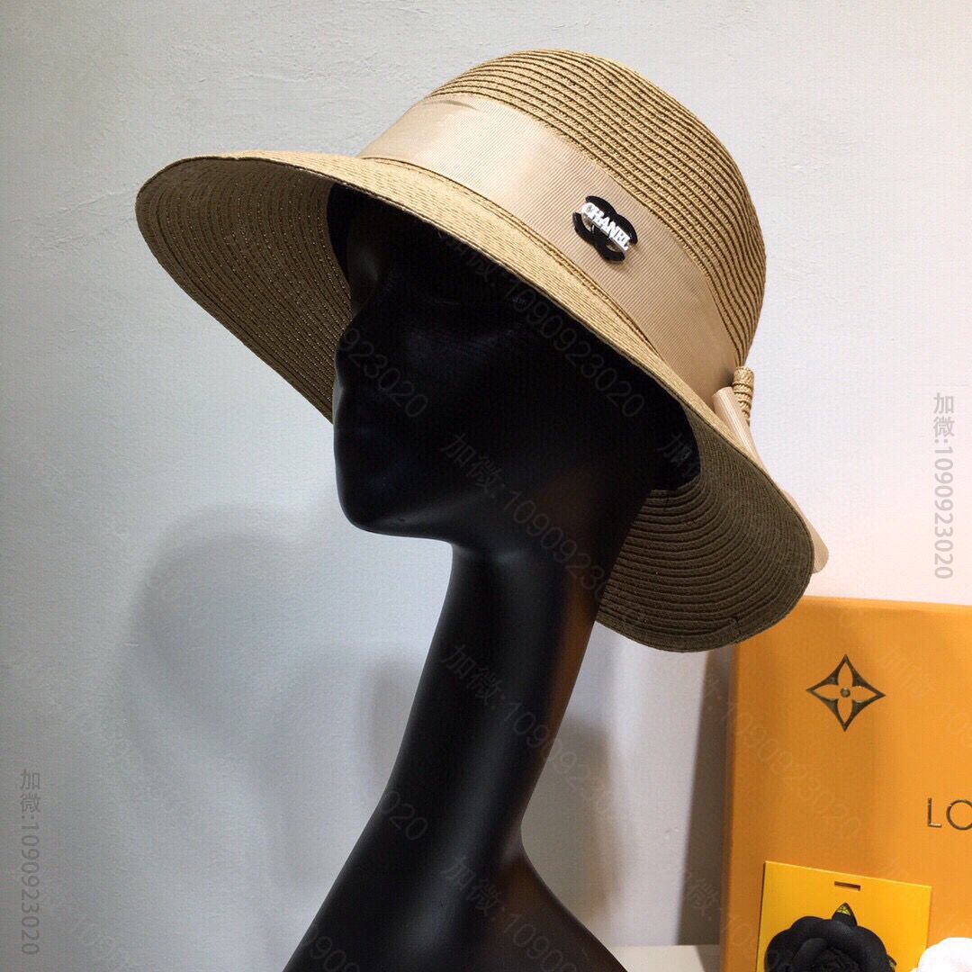 CHANEL香奈儿时尚休闲简约大方春夏新品遮阳草帽
