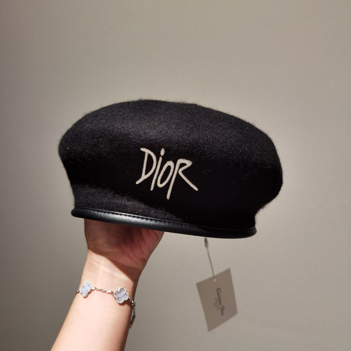 Dior迪奥新款纯羊毛贝雷帽
