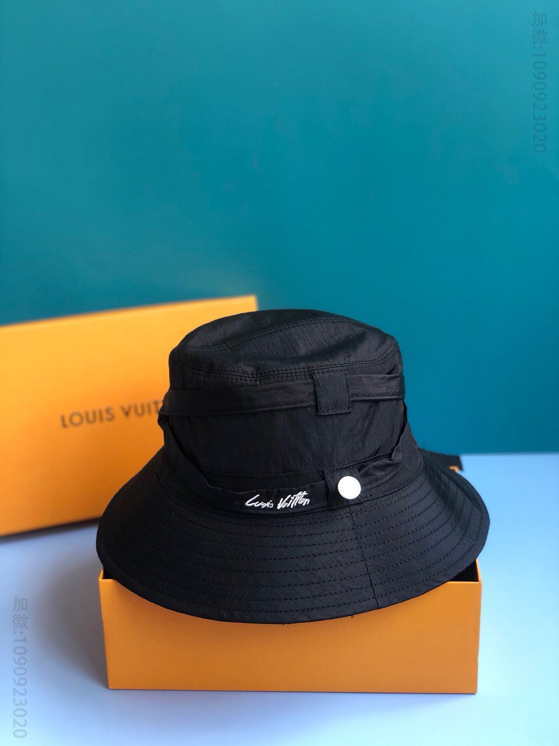 LV路易威登精心设计蝴蝶结可折叠遮阳帽渔夫帽