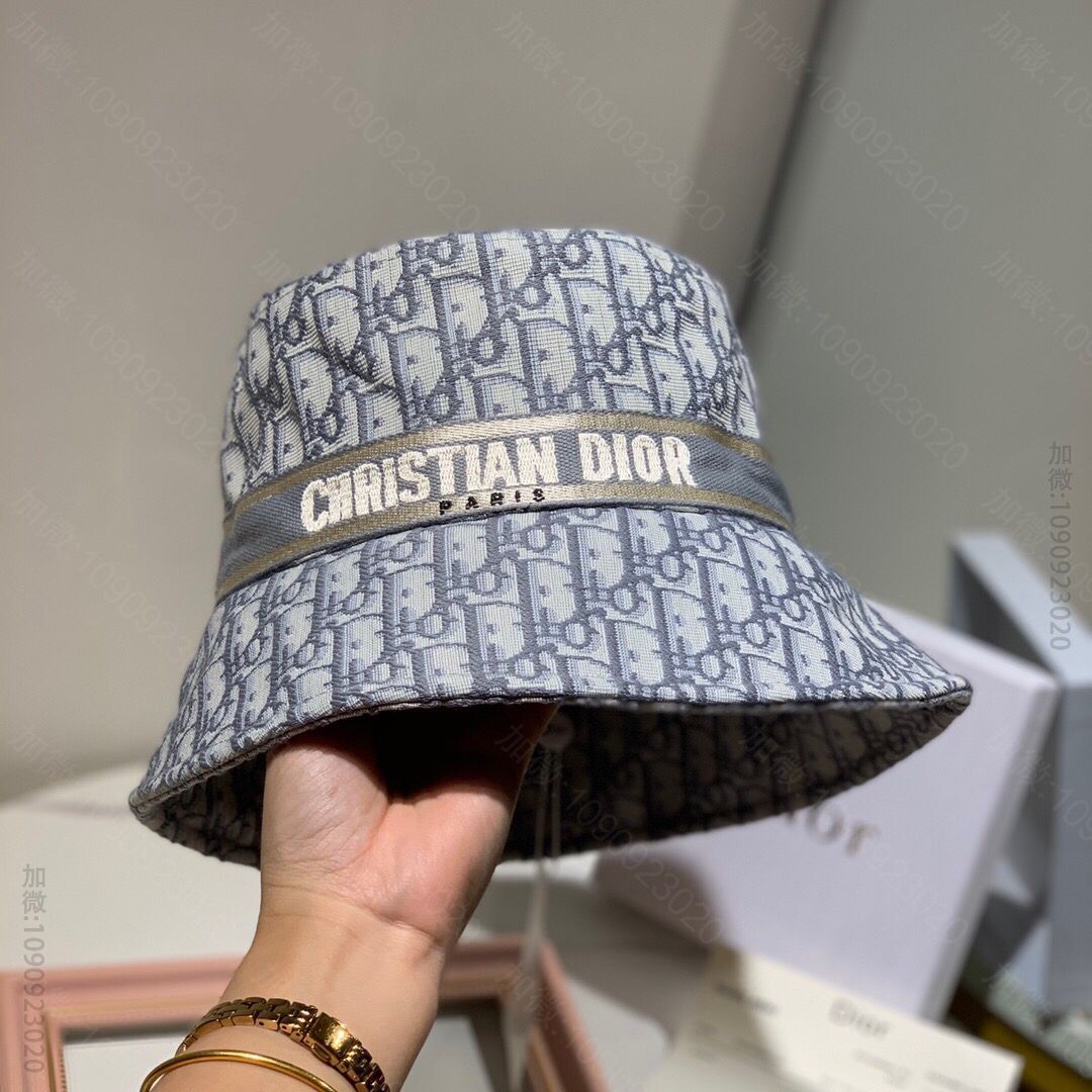 Dior迪奥老花男女通用渔夫帽