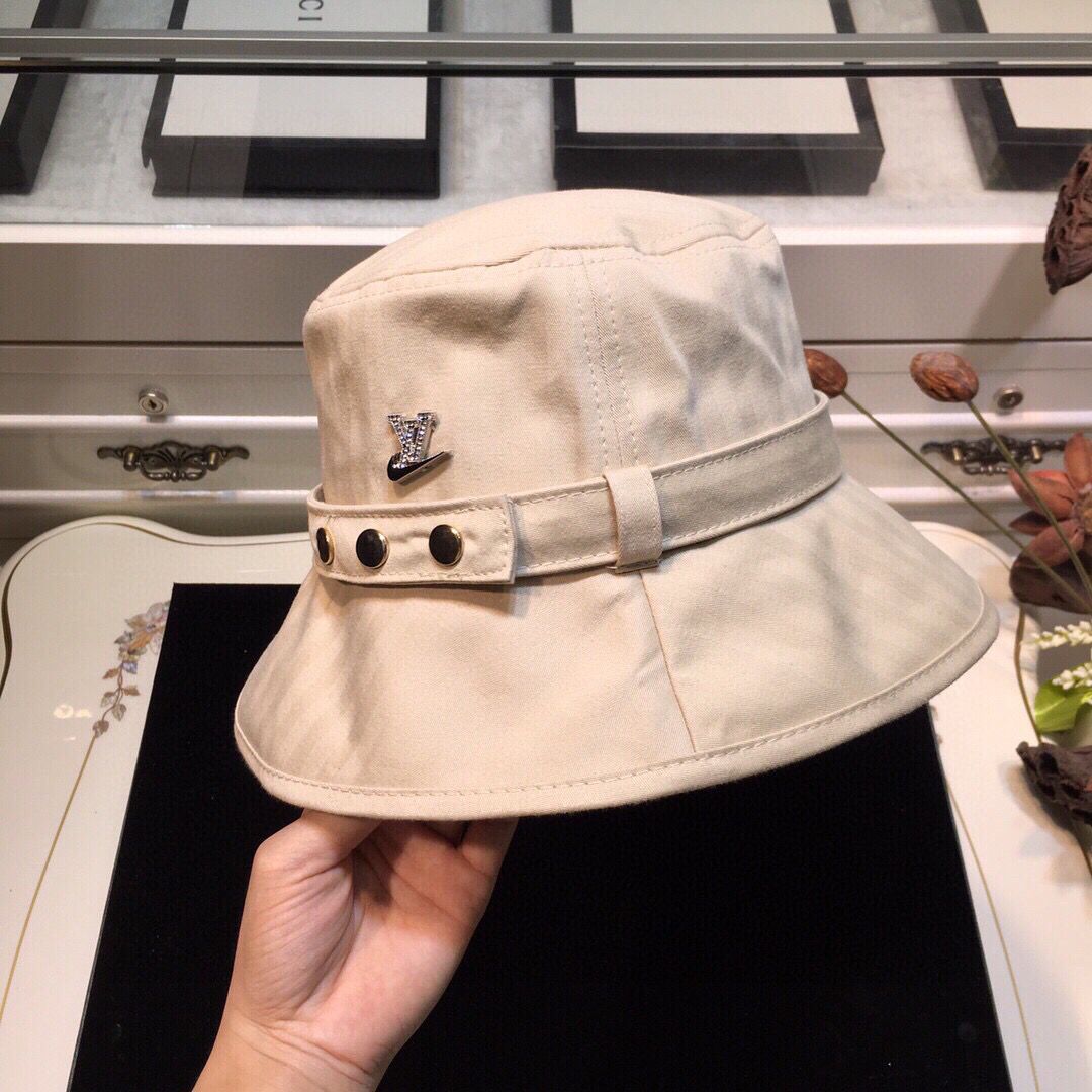 高仿路易威登女士帽子 LV路易威登新款可折叠渔夫帽 高仿路易威登帽子价格 