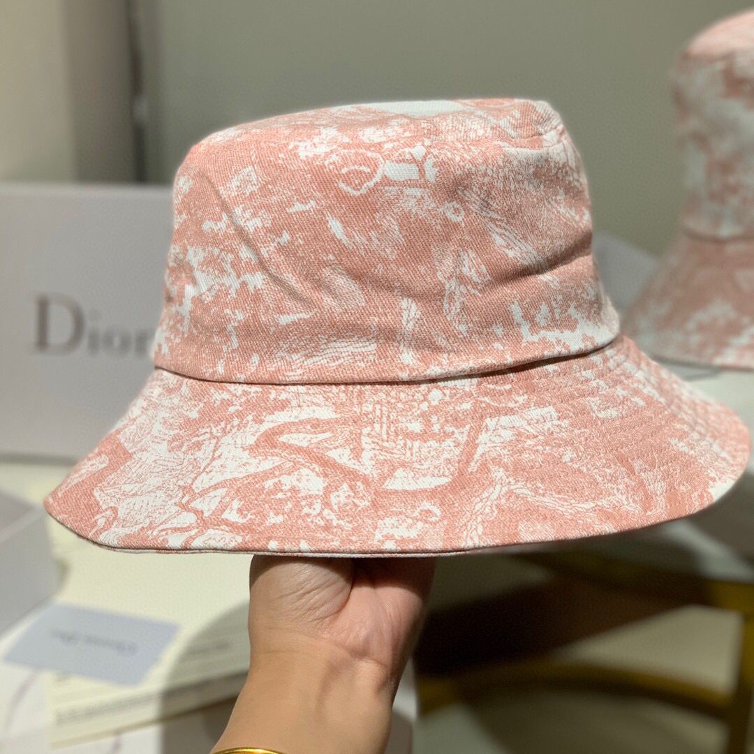 高仿迪奥男女款帽子 Dior迪奥新款男女通用帆布渔夫帽 高仿迪奥男女款帽子价格 