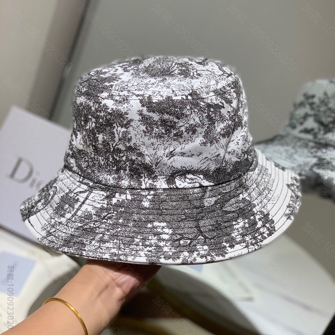 Dior迪奥新款男女通用帆布渔夫帽