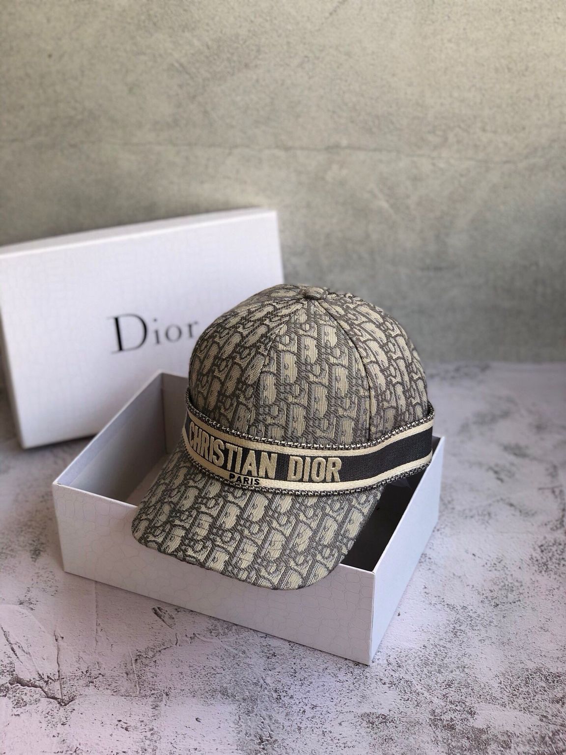 Dior迪奥20秋冬新款老花字母logo棒球帽