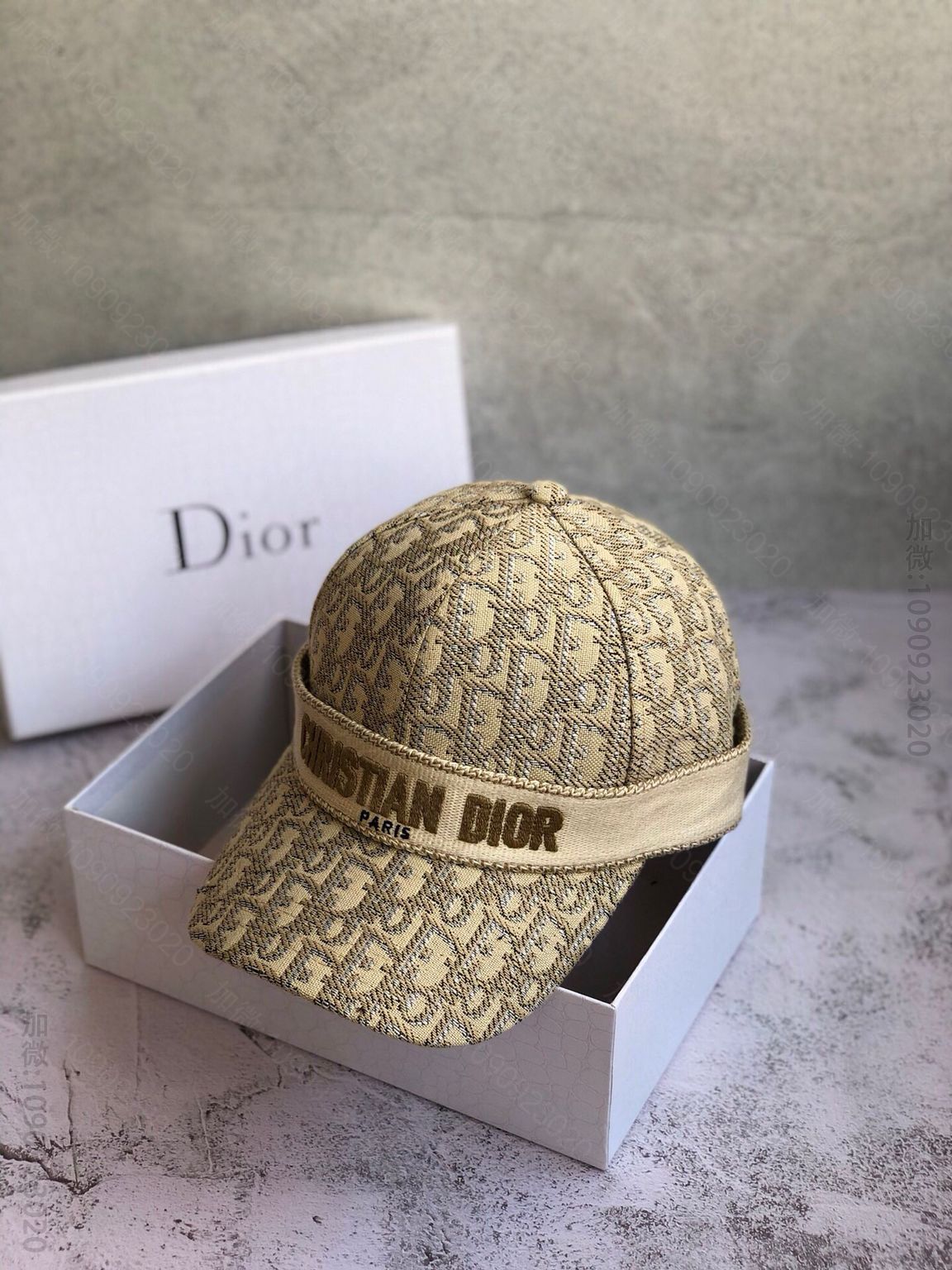 Dior迪奥20秋冬新款老花字母logo棒球帽