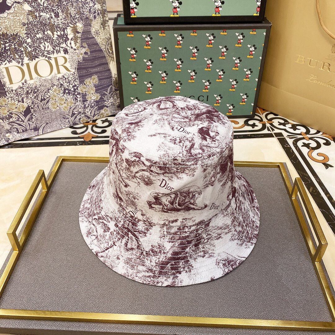 A货迪奥男女款帽子 Dior迪奥2023新款专柜同步渔夫帽 A货迪奥帽子网站 