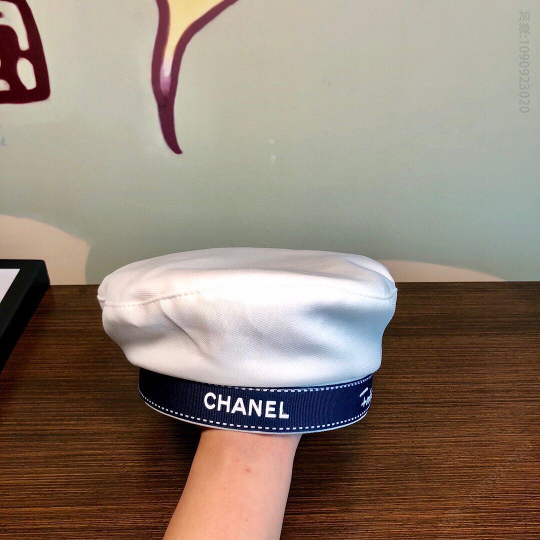 CHANEL香奈儿2023新款海军帽贝蕾帽