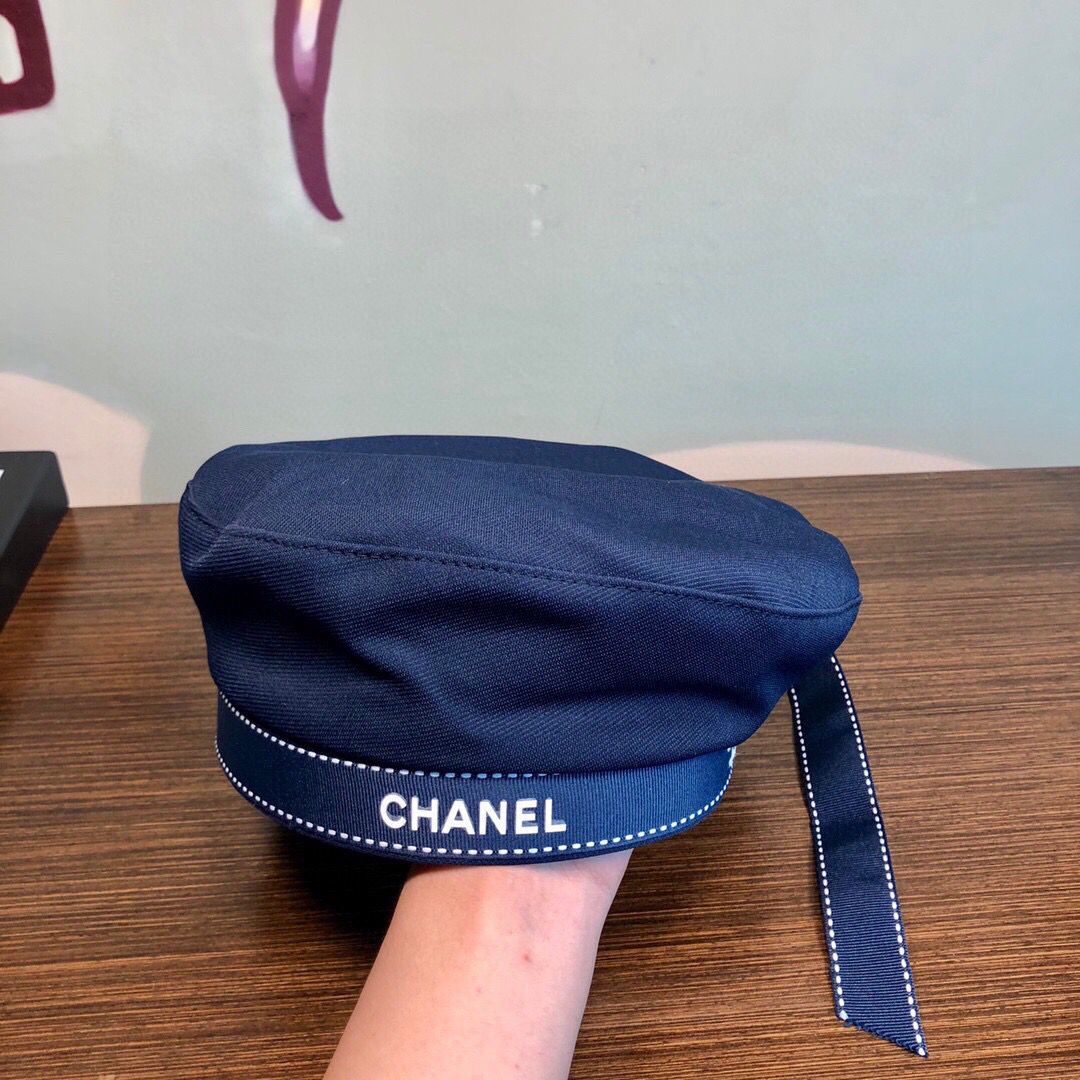 CHANEL香奈儿2023新款海军帽贝蕾帽