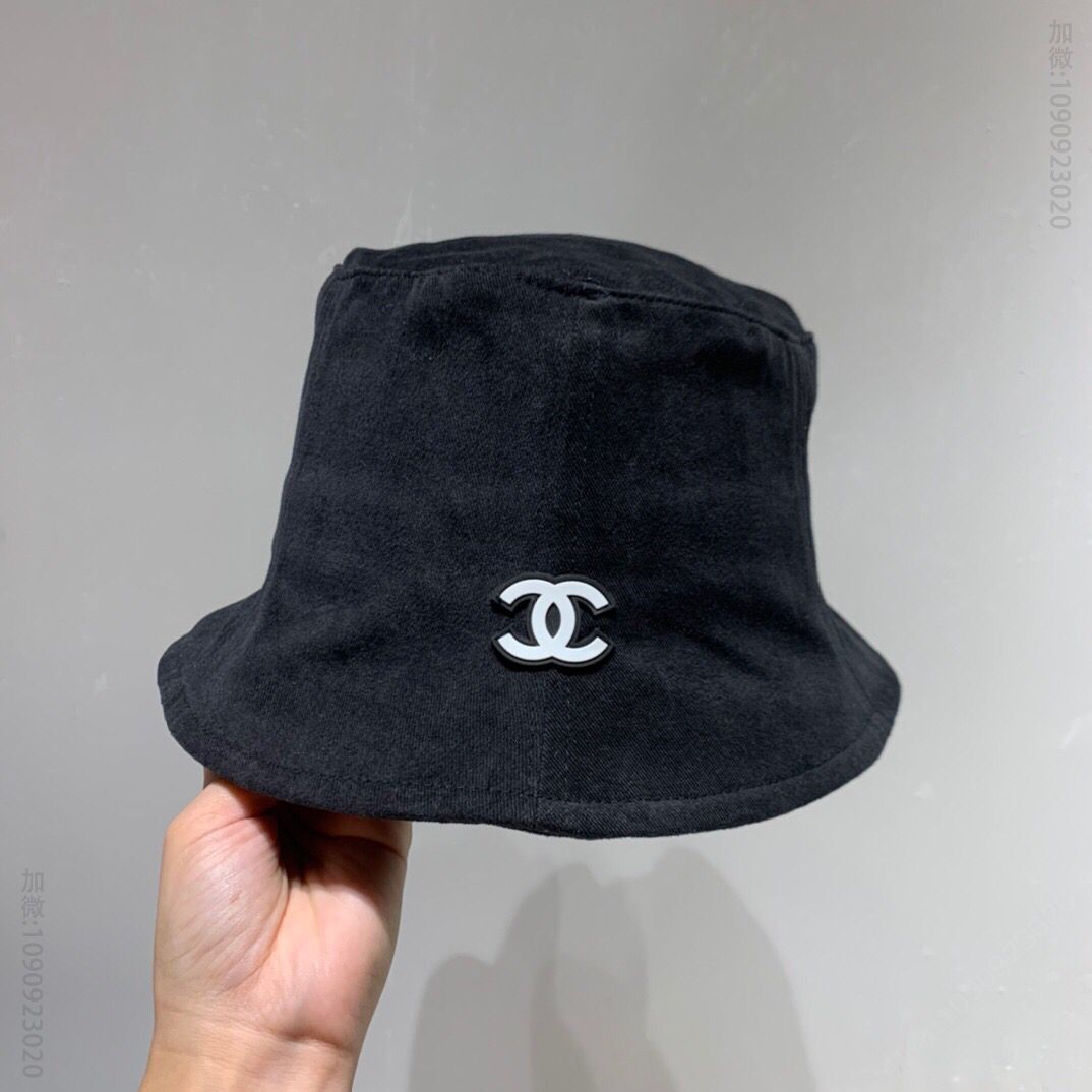 CHANEL香奈儿2023新款全棉渔夫帽