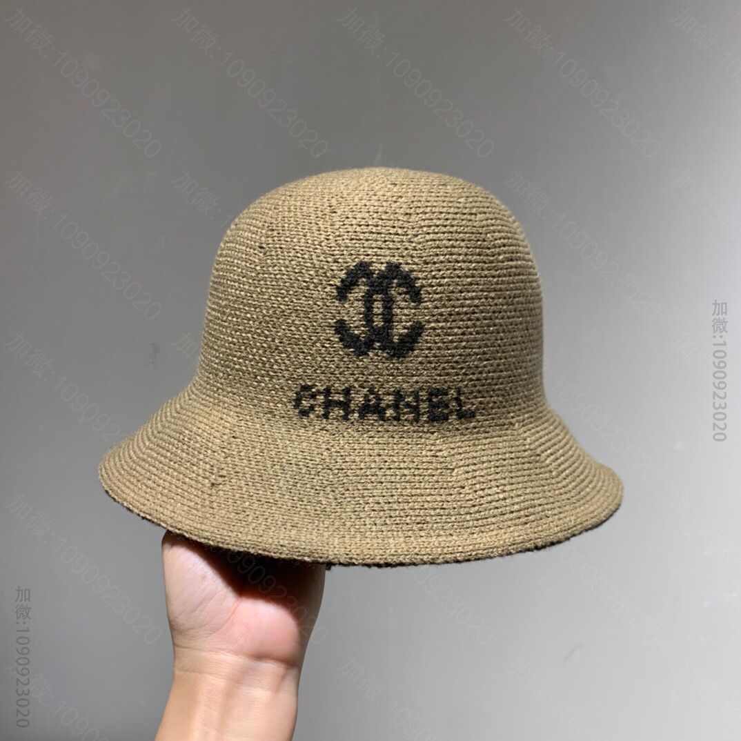 CHANEL香奈儿针织面料2023秋季新款渔夫帽