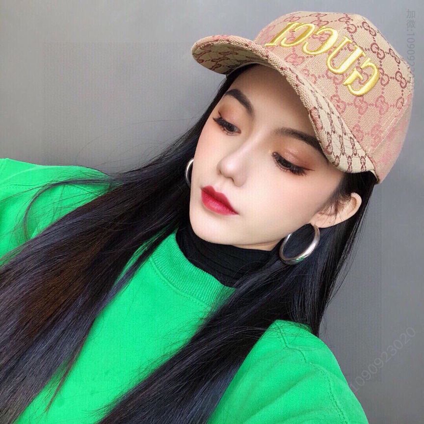GUCCI古驰简约大气精密刺绣棒球帽鸭舌帽