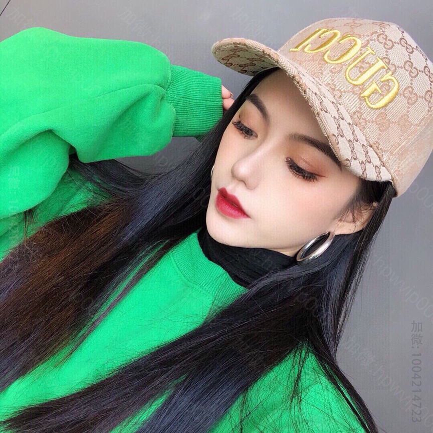 高仿古驰男女款帽子 GUCCI古驰简约大气精密刺绣棒球帽鸭舌帽 高仿古驰男女款帽子商城 