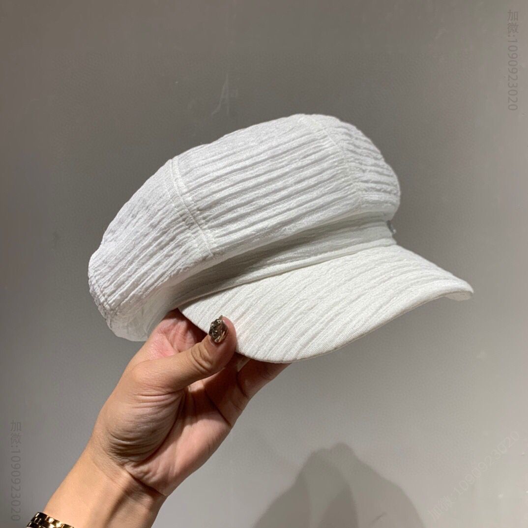 Dior迪奥水波纹南瓜帽八角帽