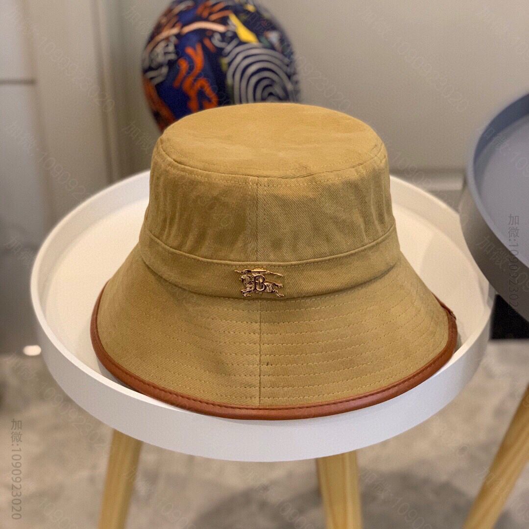 Burberry巴宝莉满印logo防水布渔夫帽