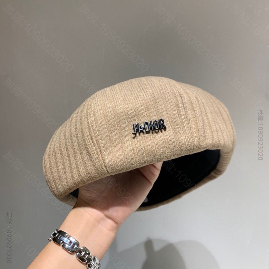 Dior迪奥新款条纹贝蕾帽