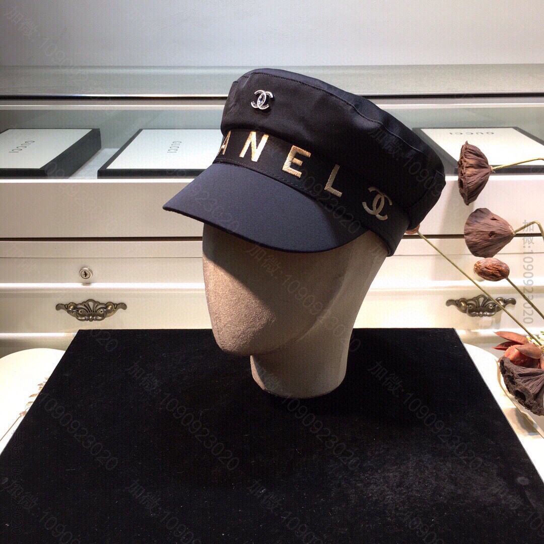 CHANEL香奈儿刺绣手工艺品原单军帽