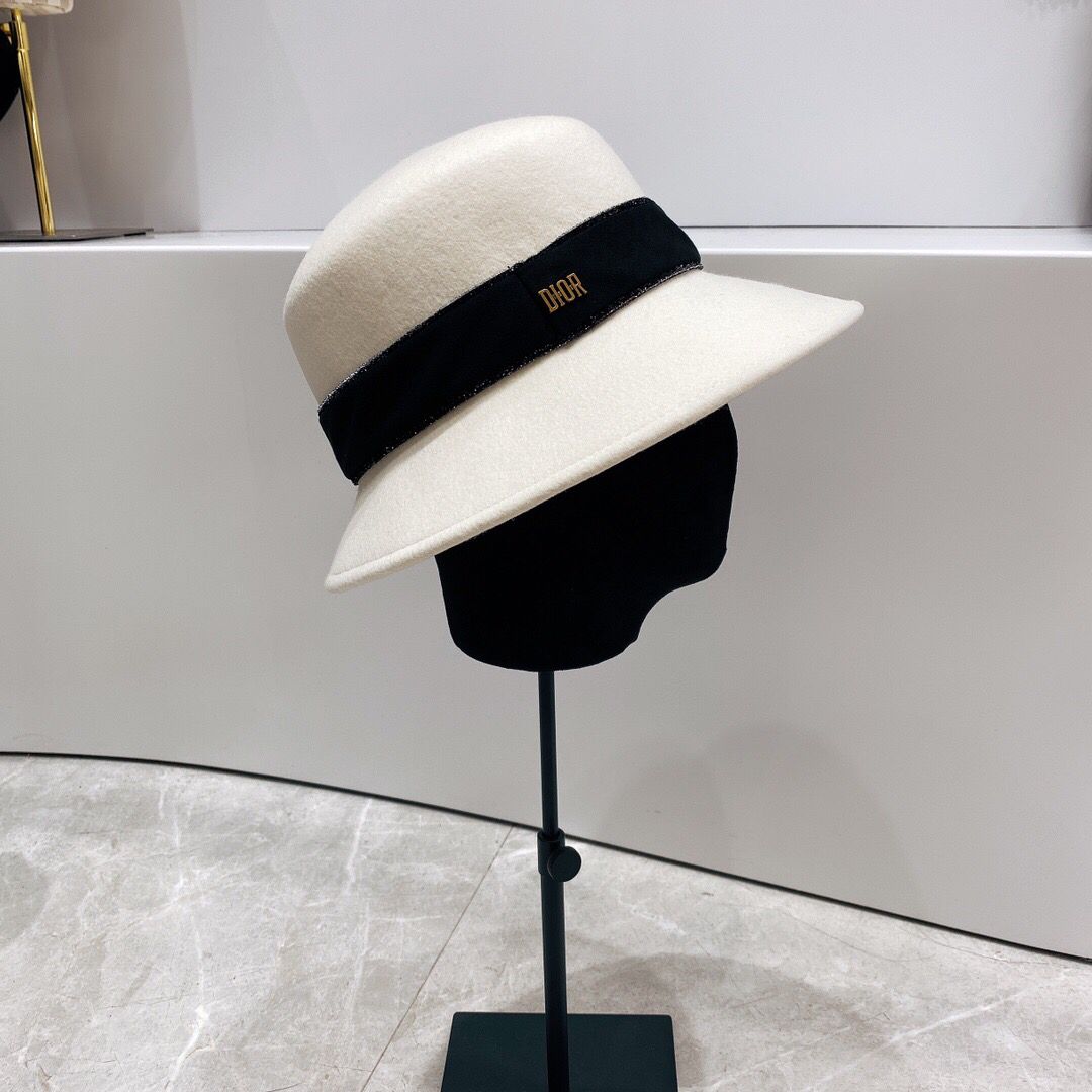 Dior迪奥20秋冬新款进口澳洲羊毛礼帽