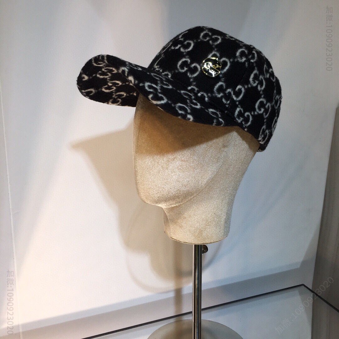 GUCCI古驰立体logo刺绣男女通用GG棒球帽