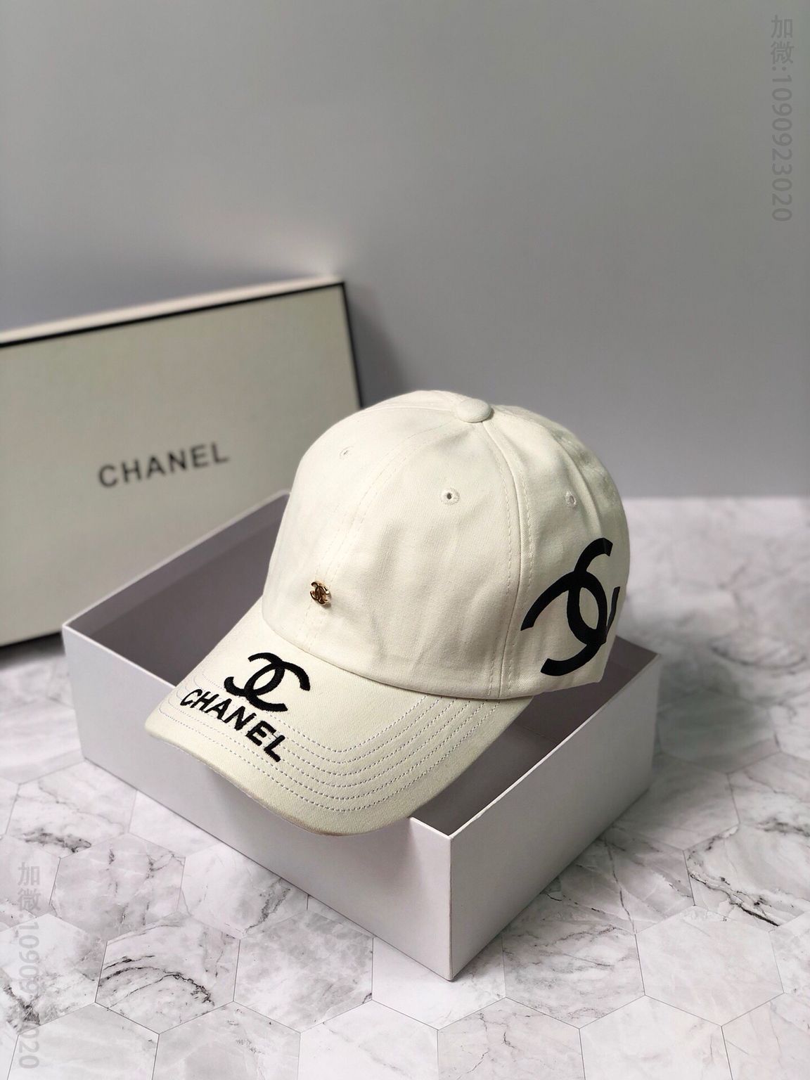 CHANEL香奈儿2023新款简约风棒球帽