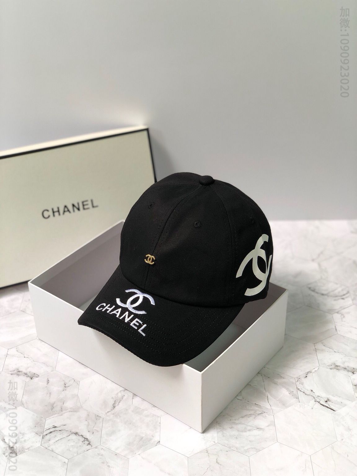 CHANEL香奈儿2023新款简约风棒球帽
