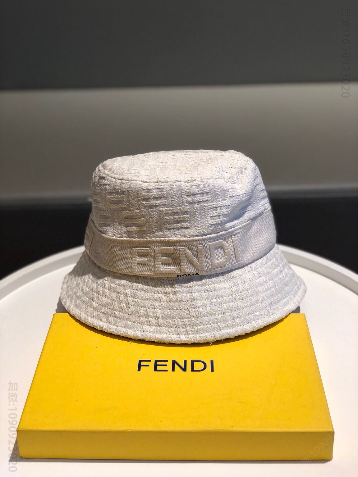 FENDI芬迪FF原单情侣款渔夫帽