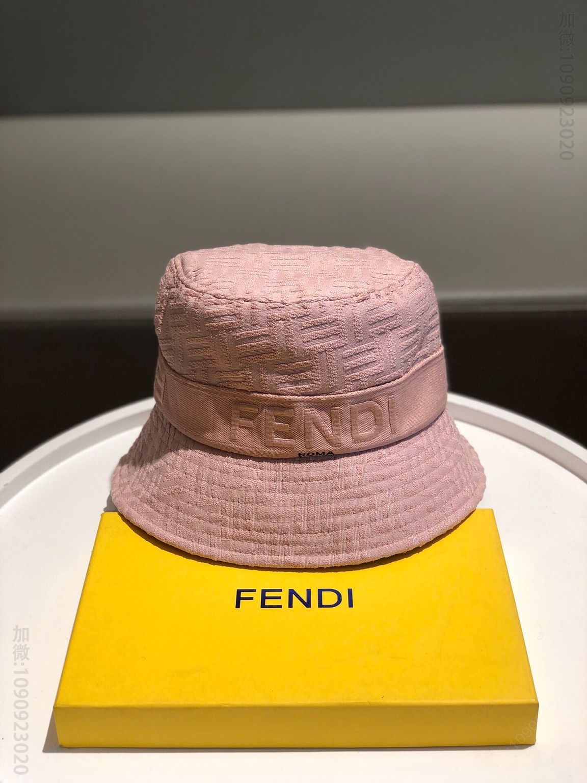 FENDI芬迪FF原单情侣款渔夫帽