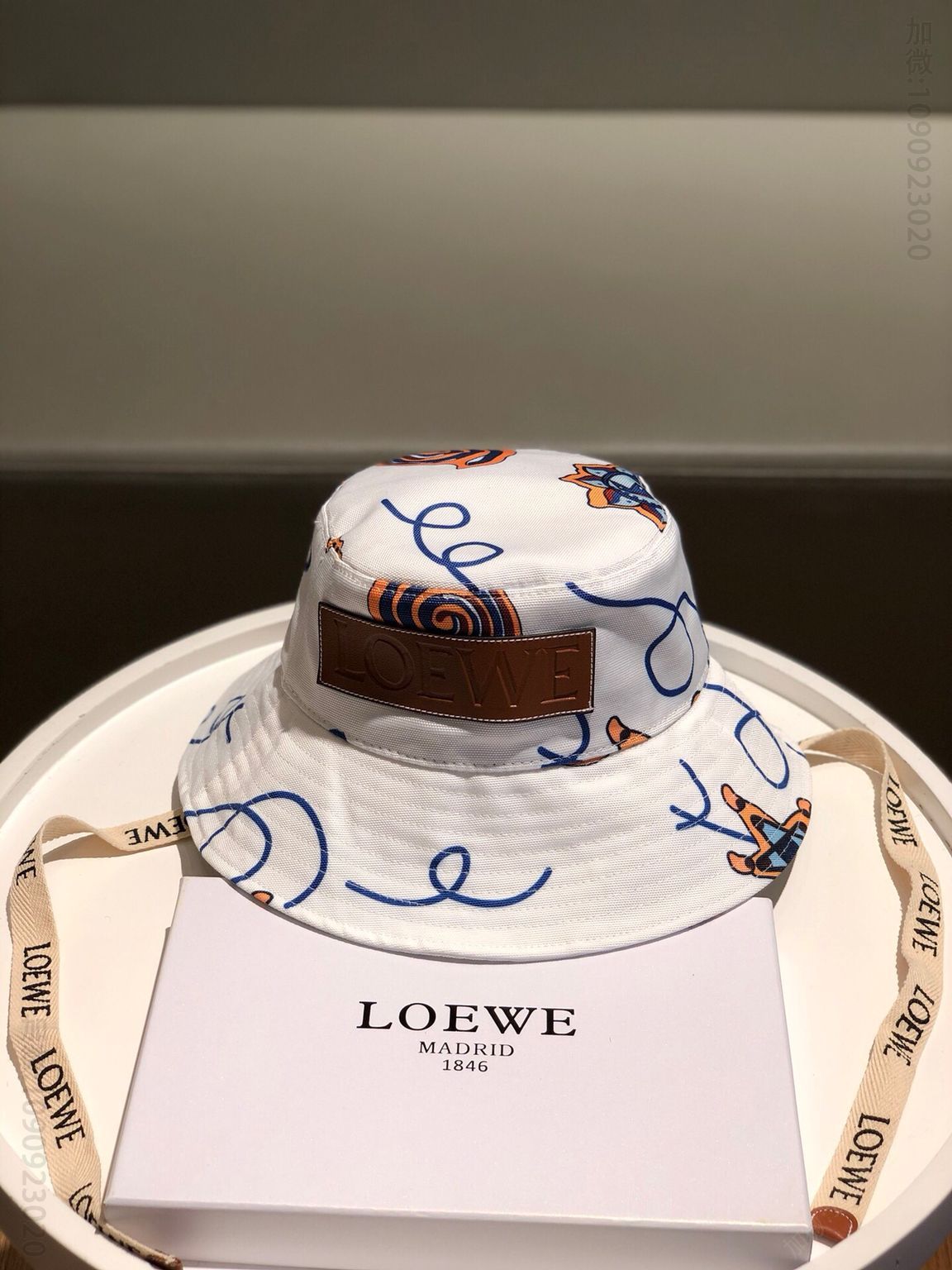 LOEWE罗意威 Paula’slbiza 帆布 印花 渔夫帽