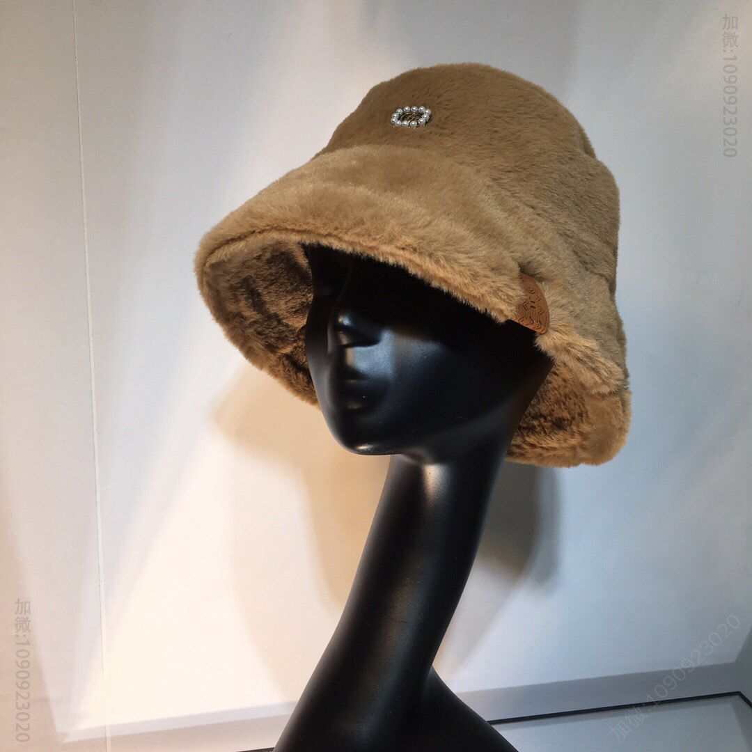 GUCCI古驰男女通用新品兔毛渔夫帽