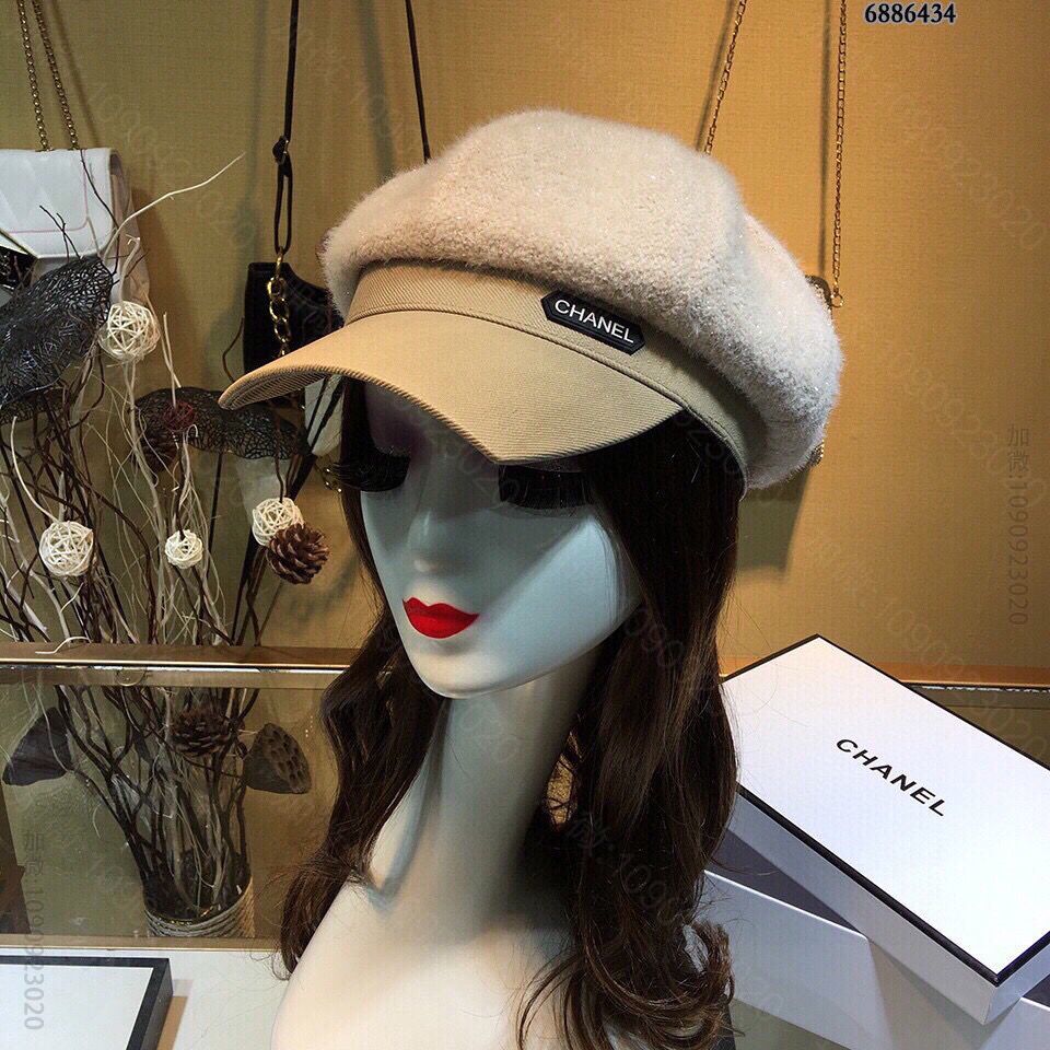 CHANEL香奈儿立体帽型新款八角帽