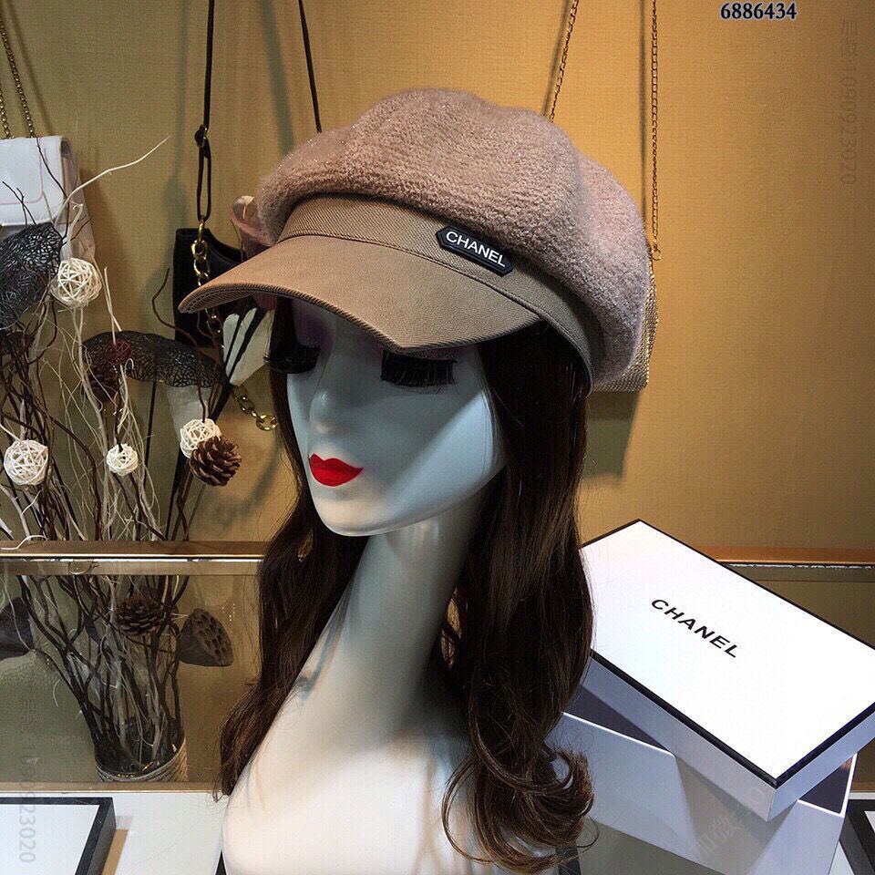 CHANEL香奈儿立体帽型新款八角帽