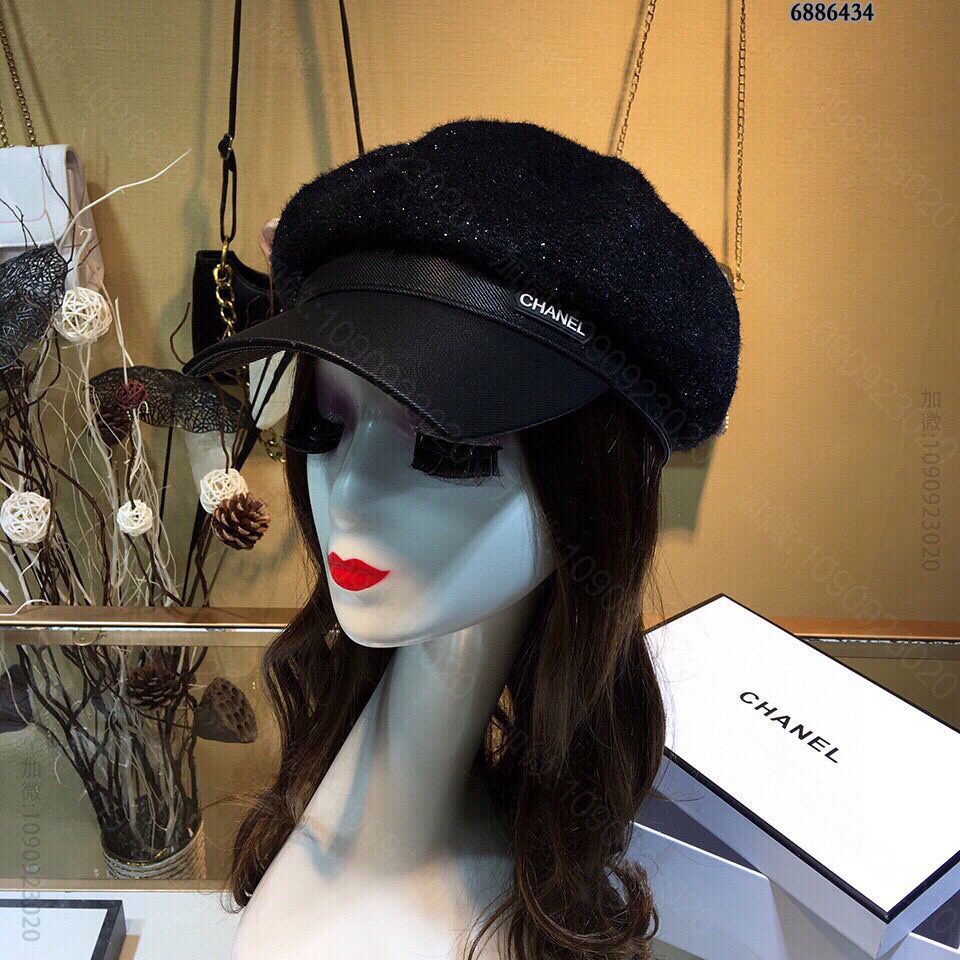 CHANEL香奈儿立体帽型新款八角帽
