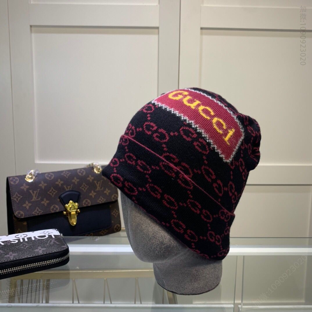 GUCCI古奇官网最新羊毛男女通用针织帽