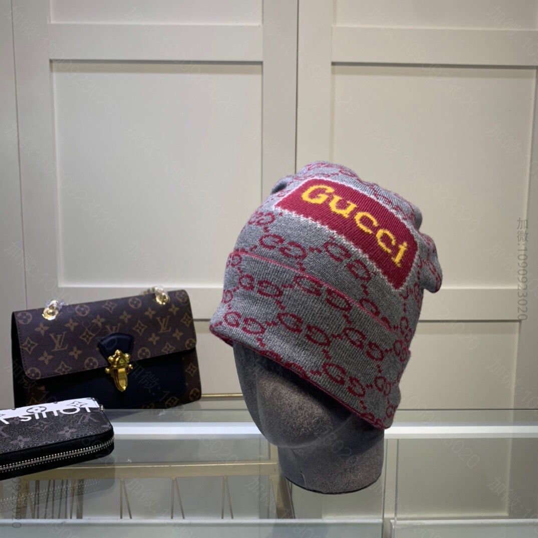 G16212_GUCCI古奇官网最新羊毛男女通用针织帽 精仿古奇男女款帽子价格