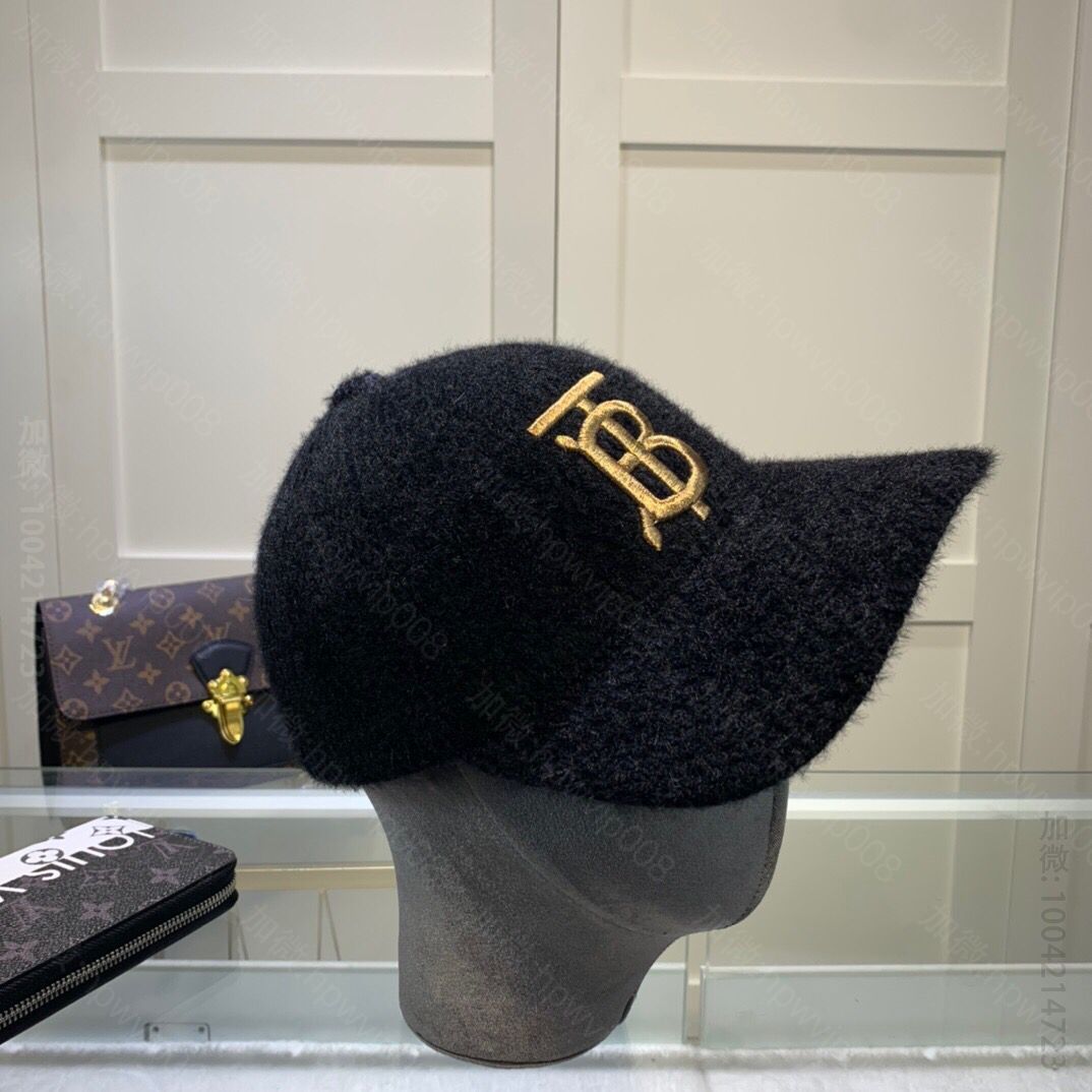 精品巴宝莉男女款帽子 Burberry巴宝莉经典花纹图案设计男女通用羊毛棒球帽 精品巴宝莉帽子 