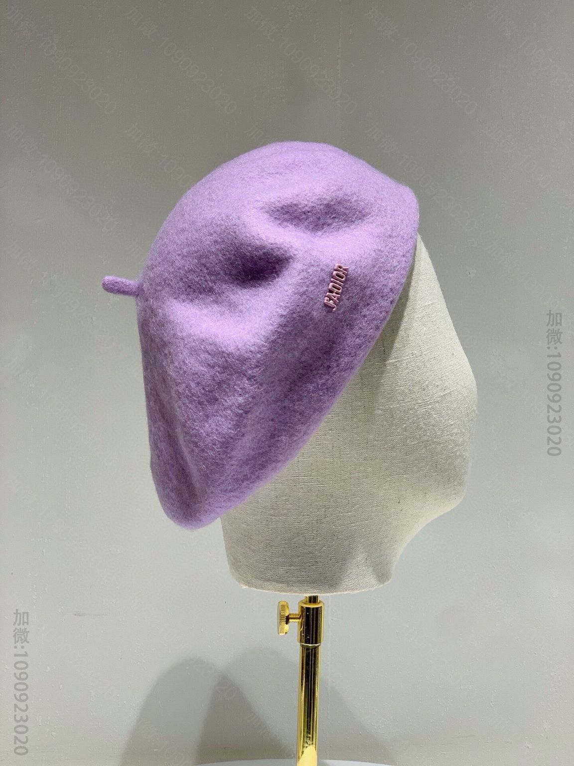 Dior迪奥简约百搭款羊毛贝蕾帽