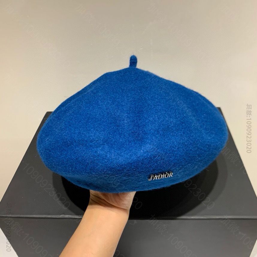 Dior迪奥简约百搭款羊毛贝蕾帽