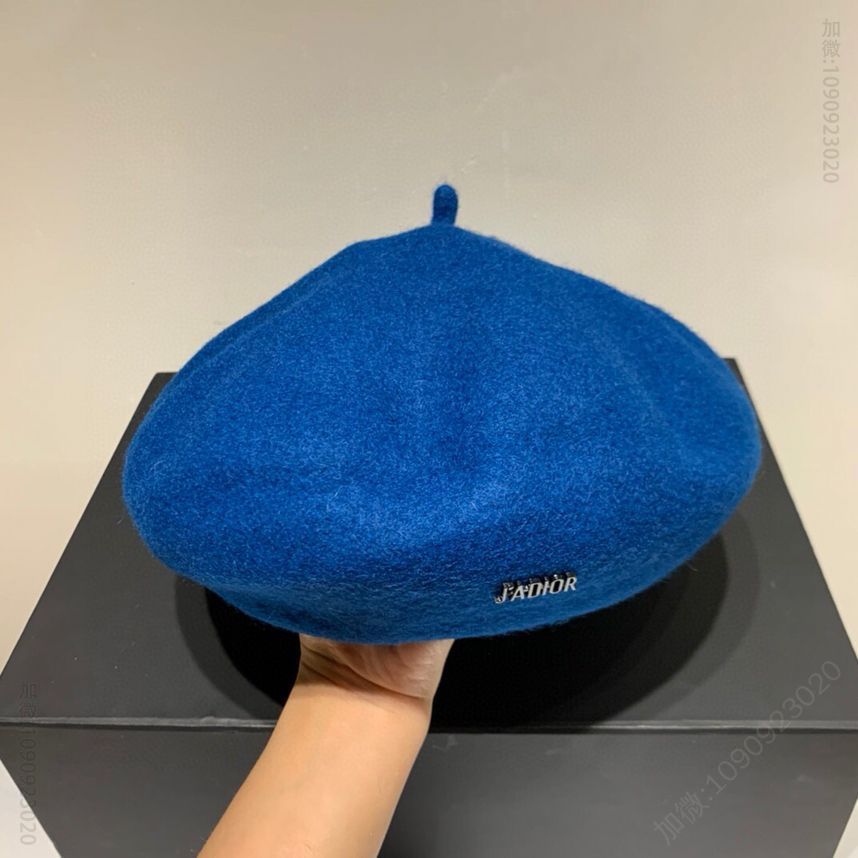 Dior迪奥简约百搭款羊毛贝蕾帽
