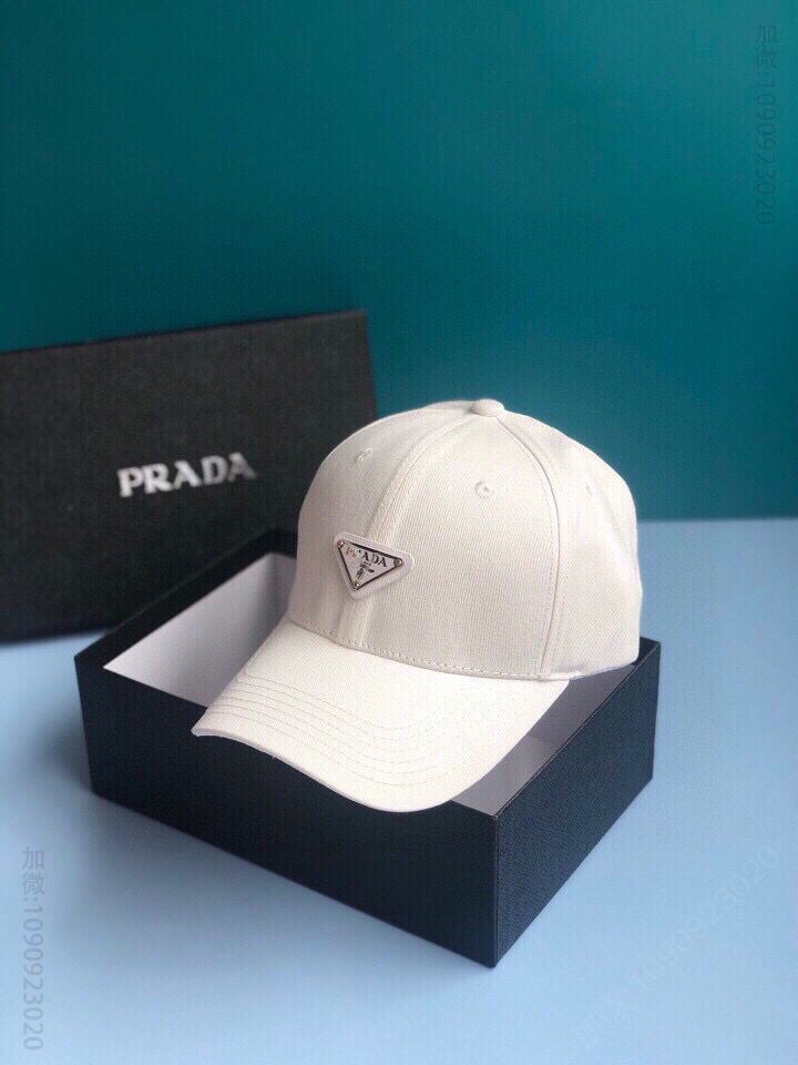 PRADA普拉达时尚潮流男女通用鸭舌帽棒球帽
