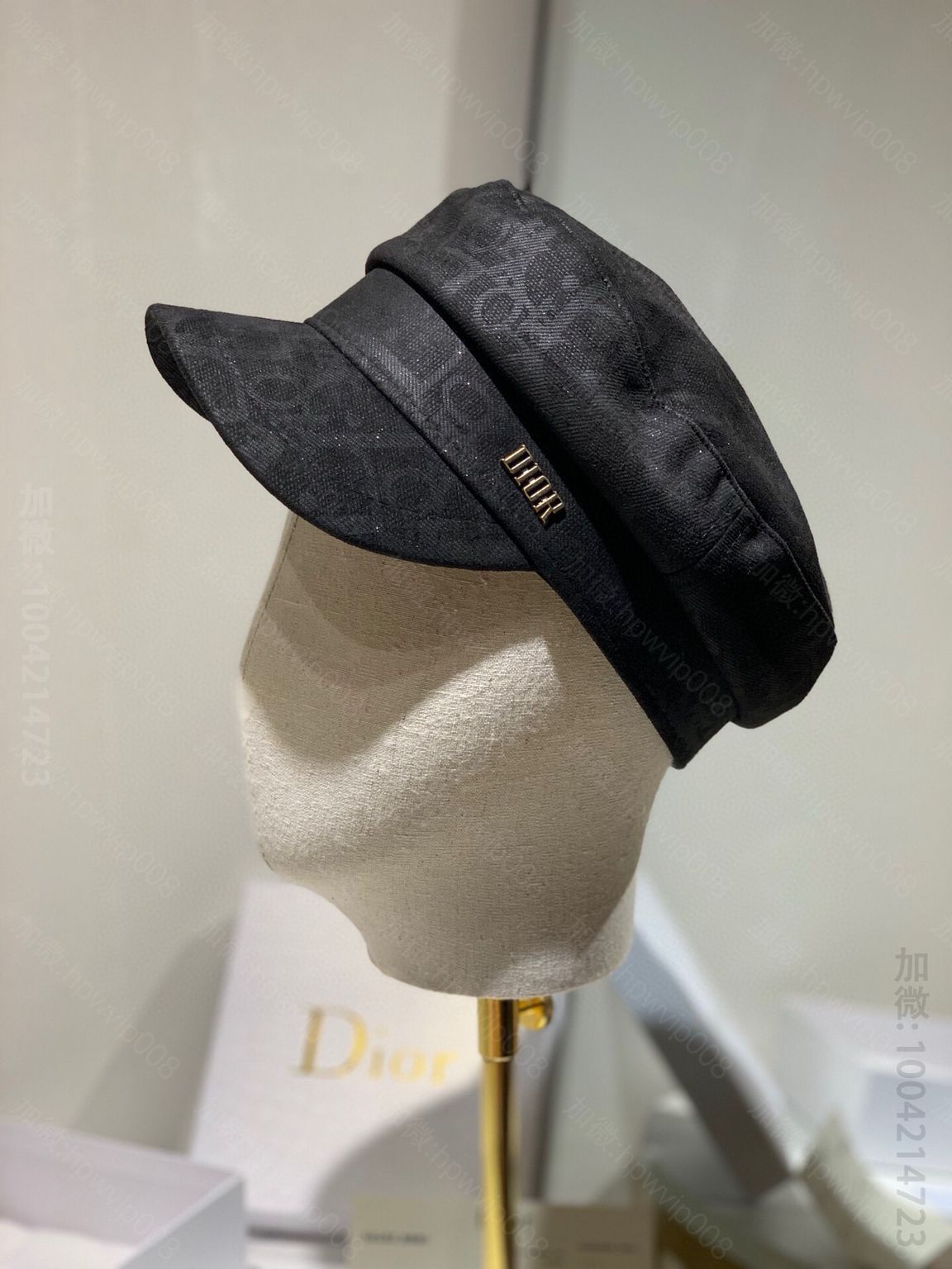 原版迪奥女士帽子 迪奥女士帽子 Dior迪奥新款原单圆顶鸭舌帽 迪奥配饰网站 