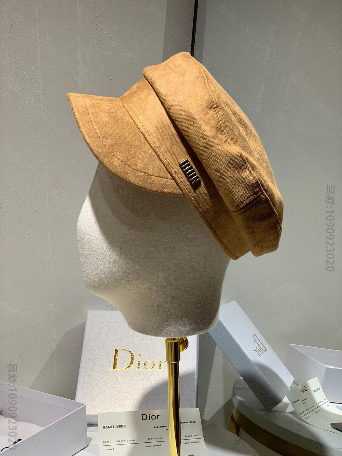 Dior迪奥新款原单圆顶鸭舌帽